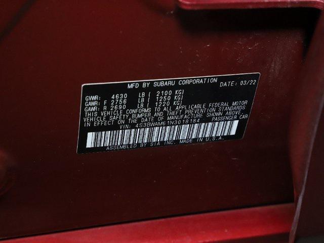 used 2022 Subaru Legacy car, priced at $22,455