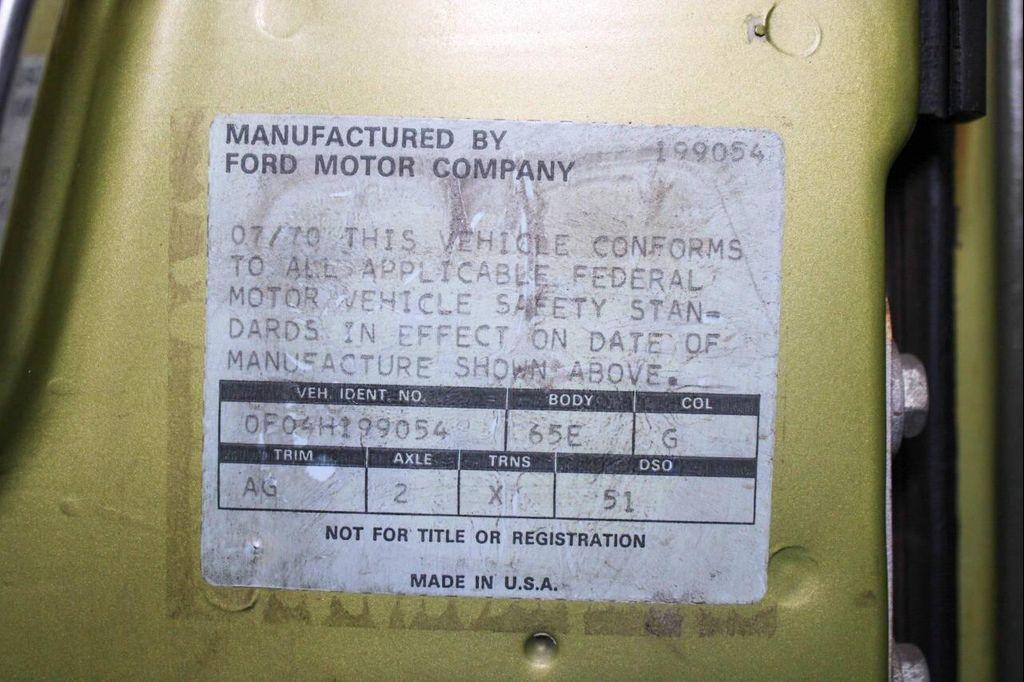 used 1970 Ford Mustang car, priced at $24,900