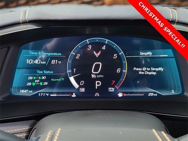 used 2025 Chevrolet Corvette car, priced at $72,991