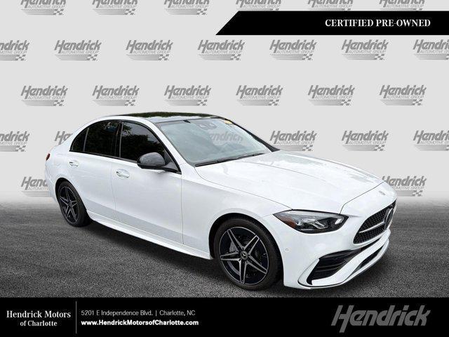 used 2024 Mercedes-Benz C-Class car, priced at $46,789