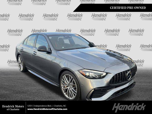 used 2023 Mercedes-Benz AMG C 43 car, priced at $52,992