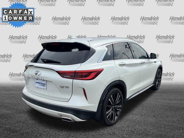 used 2021 INFINITI QX50 car, priced at $19,990