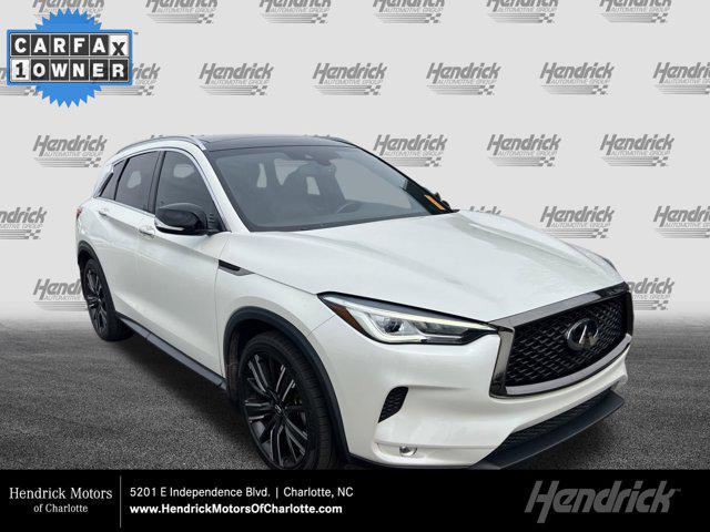 used 2021 INFINITI QX50 car, priced at $19,990