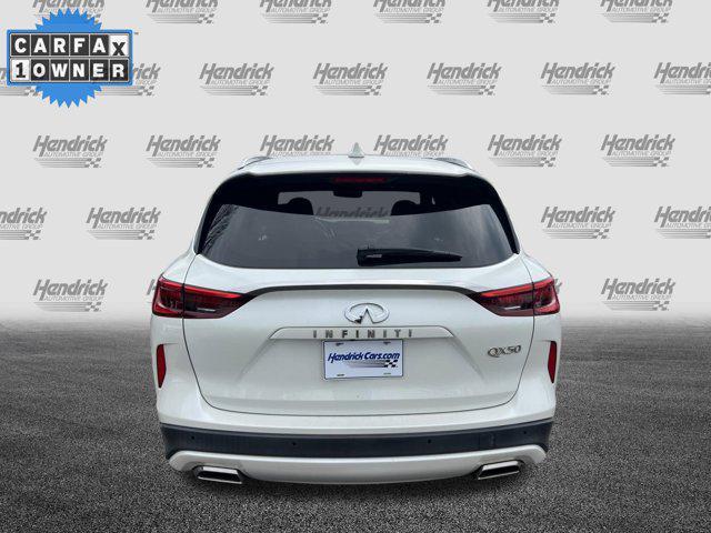 used 2021 INFINITI QX50 car, priced at $19,990
