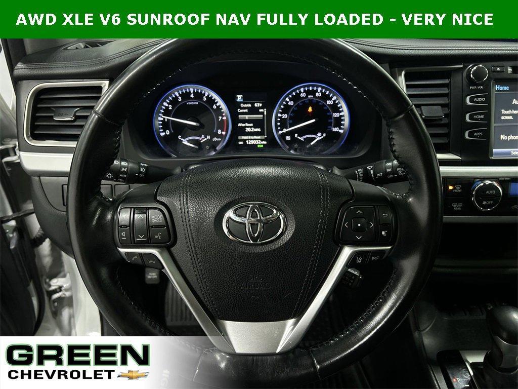 used 2017 Toyota Highlander car, priced at $19,500