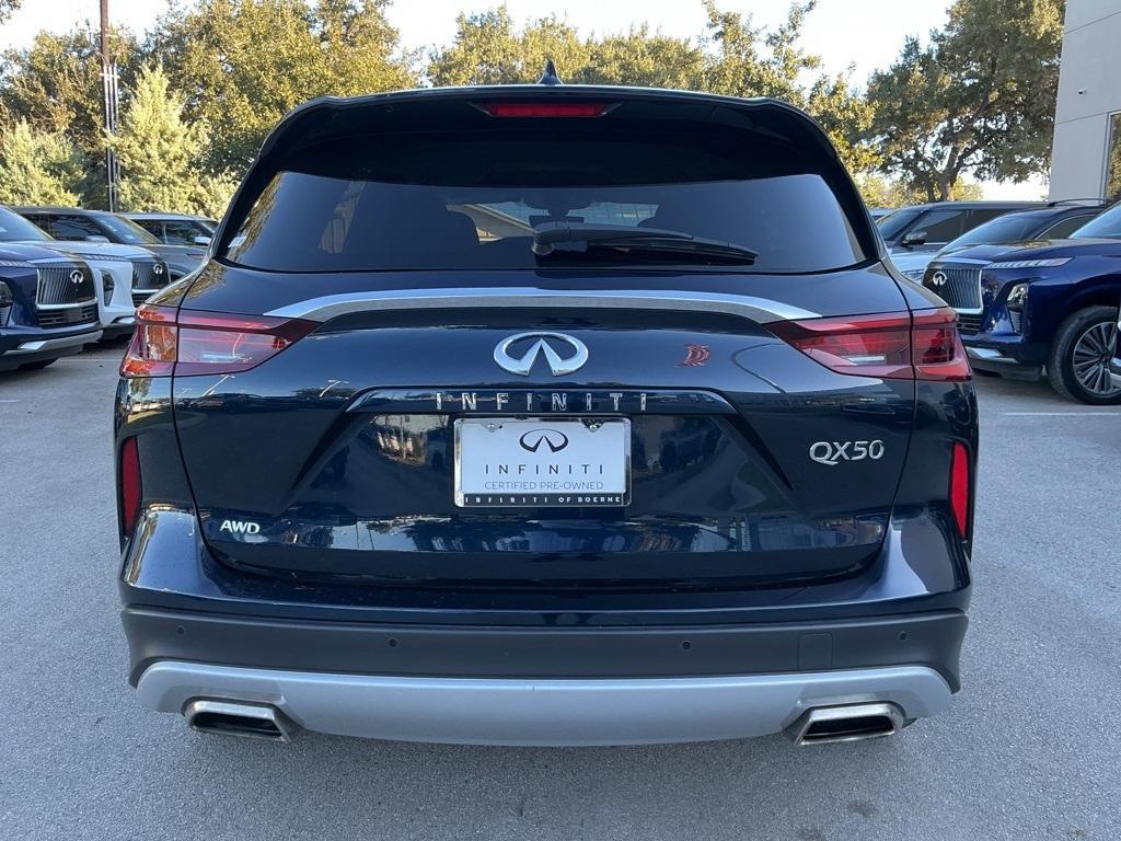 used 2024 INFINITI QX50 car, priced at $28,900