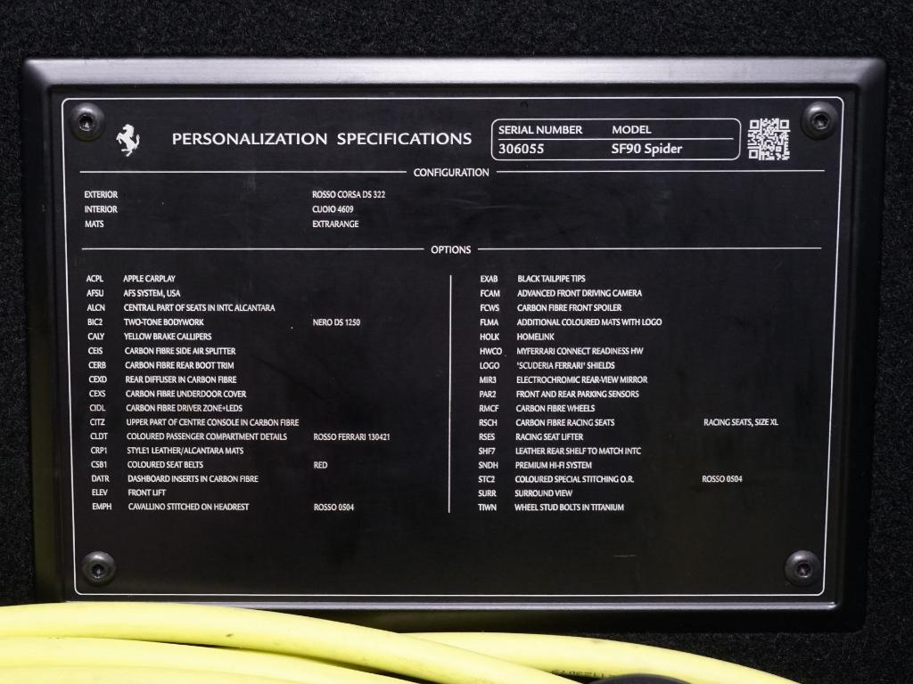 used 2024 Ferrari SF90 Spider car, priced at $640,780