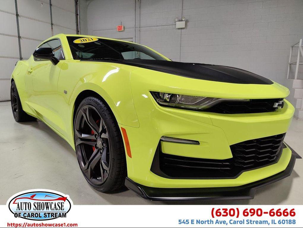 used 2021 Chevrolet Camaro car, priced at $43,995
