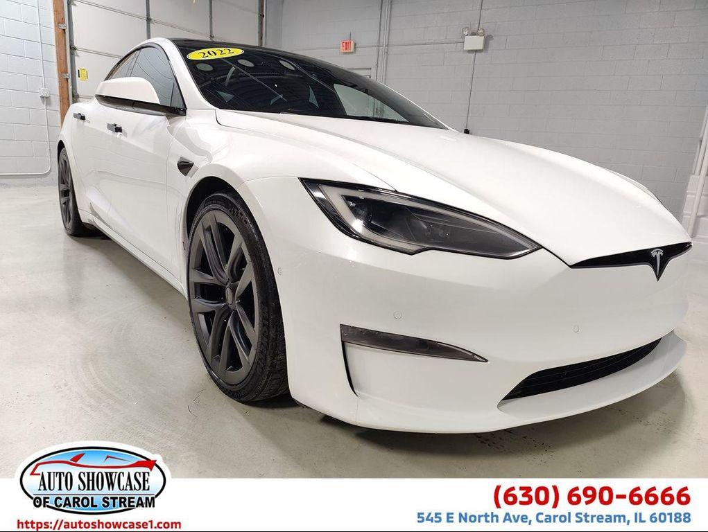 used 2022 Tesla Model S car, priced at $42,977