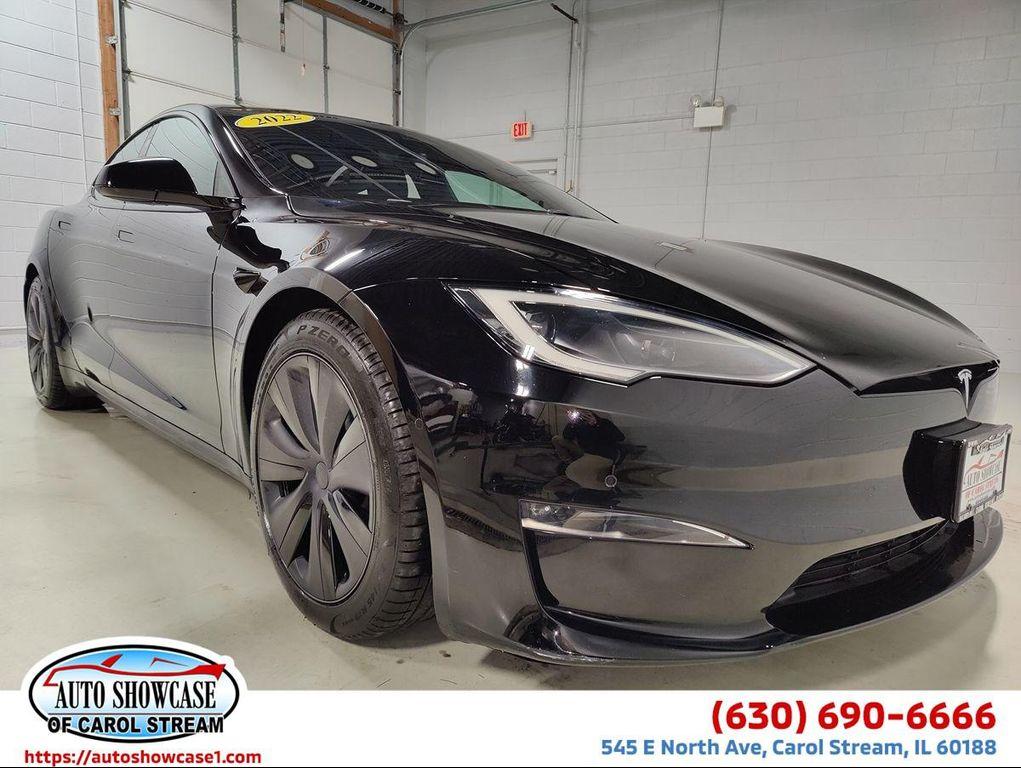used 2022 Tesla Model S car, priced at $43,977