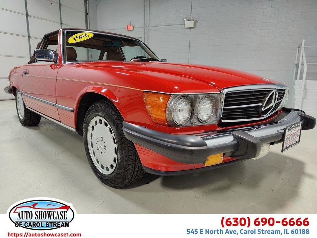 used 1986 Mercedes-Benz 560SL car, priced at $37,995