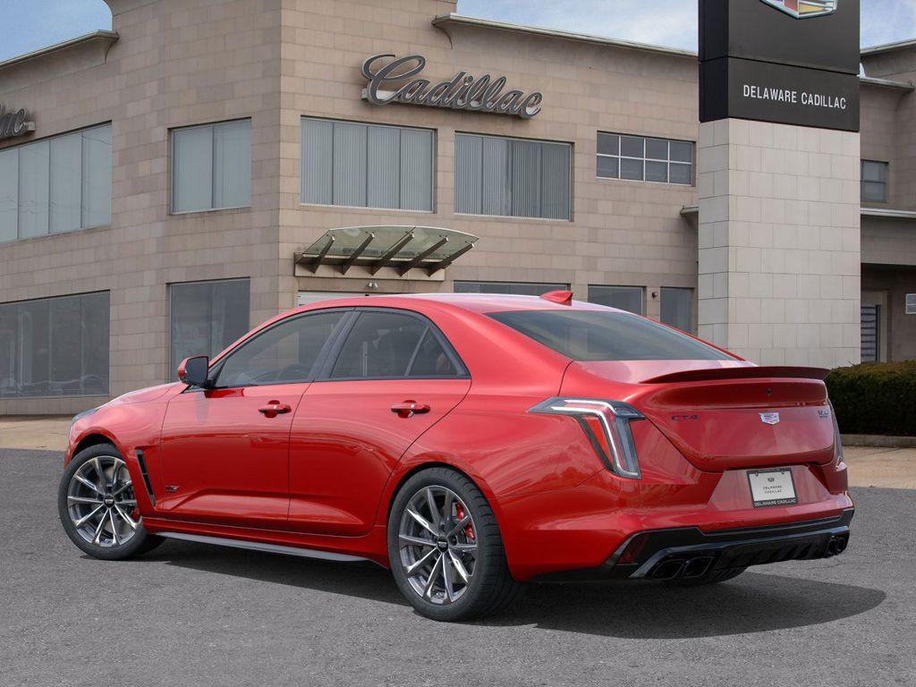 new 2026 Cadillac CT4-V car, priced at $75,860