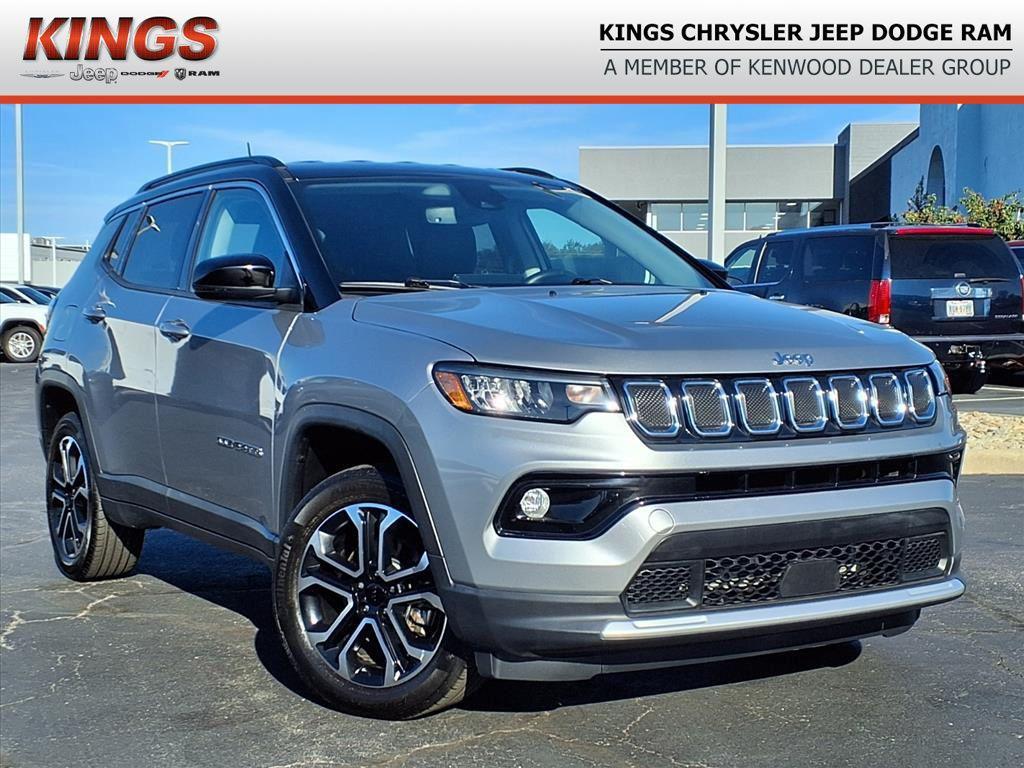 used 2022 Jeep Compass car, priced at $22,200
