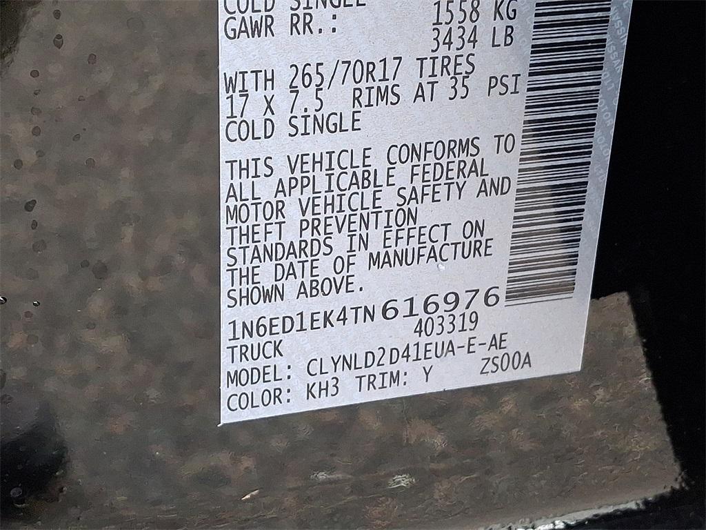 new 2026 Nissan Frontier car, priced at $46,510