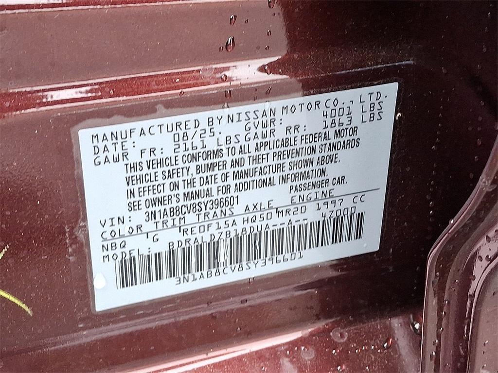 new 2025 Nissan Sentra car, priced at $20,849