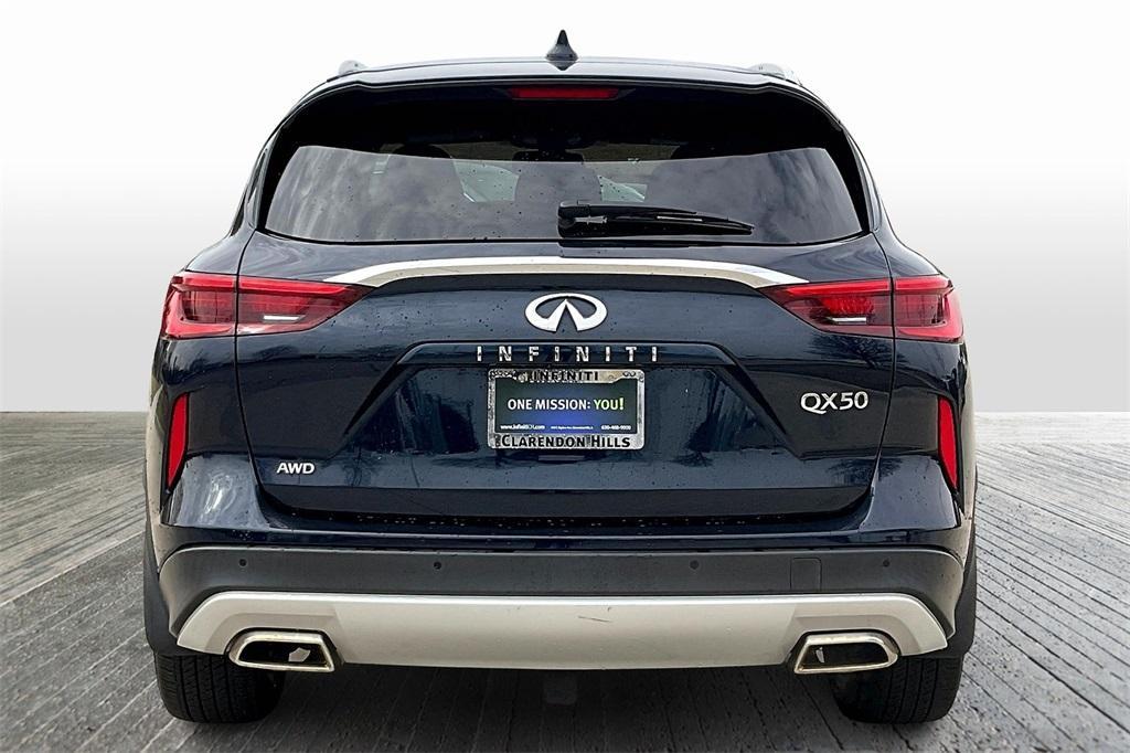 used 2022 INFINITI QX50 car, priced at $26,900