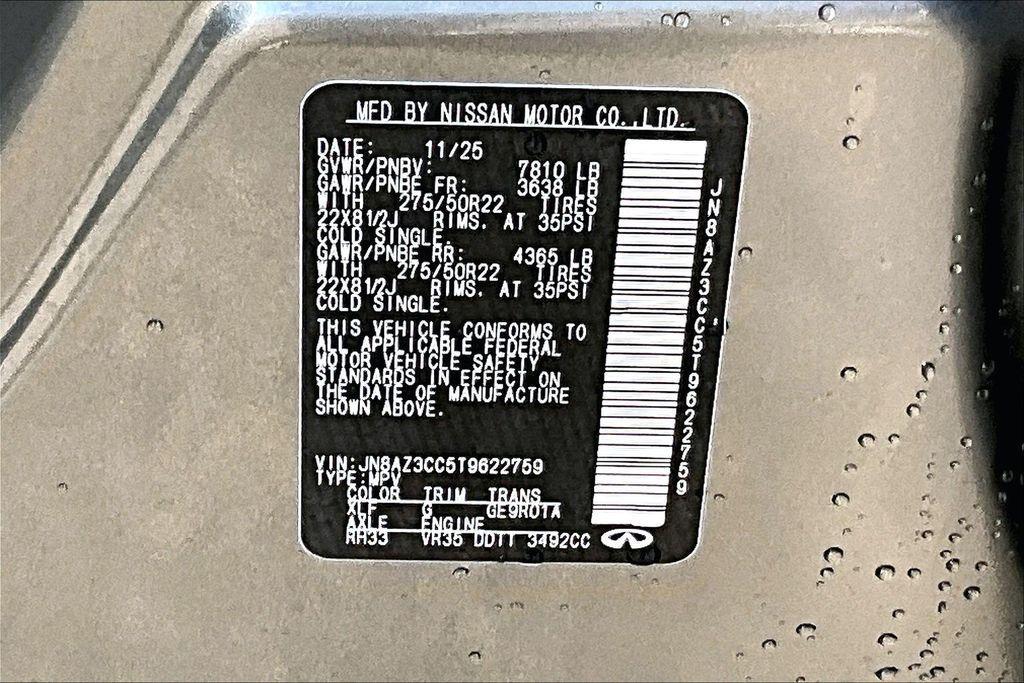 new 2026 INFINITI QX80 car, priced at $110,024