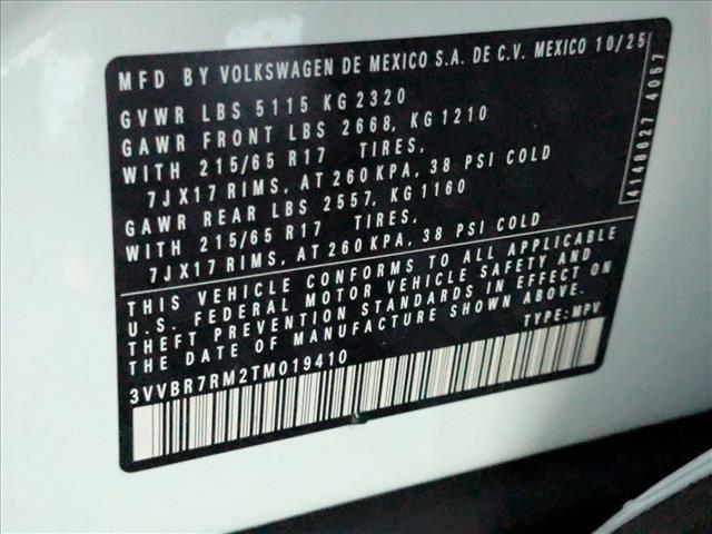 new 2026 Volkswagen Tiguan car, priced at $33,085