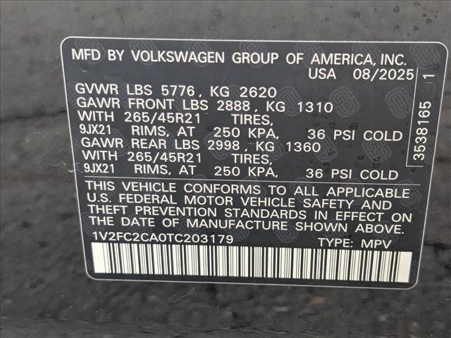 new 2026 Volkswagen Atlas Cross Sport car, priced at $54,144