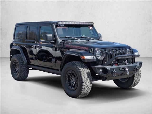 used 2021 Jeep Wrangler Unlimited car, priced at $34,635