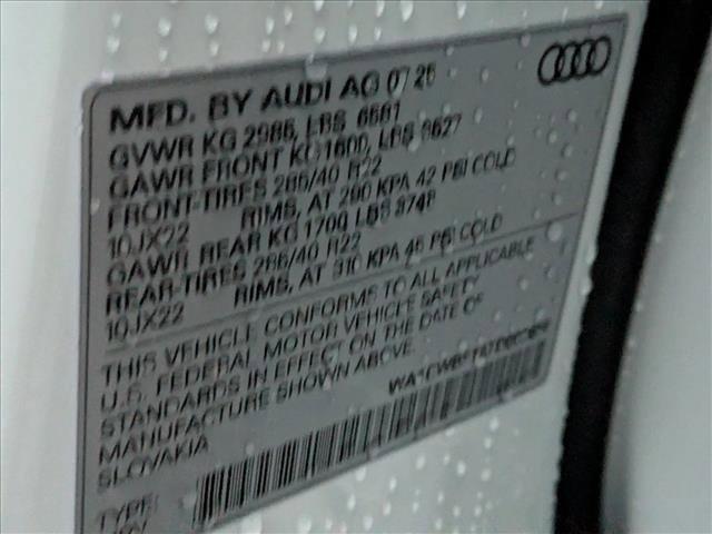 new 2026 Audi SQ8 car, priced at $119,984