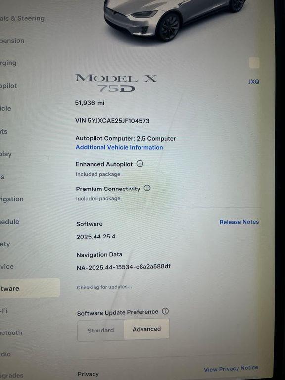 used 2018 Tesla Model X car, priced at $28,922