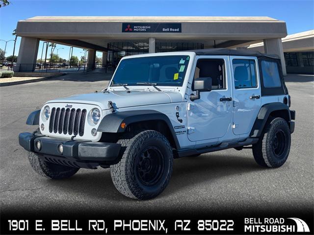 used 2017 Jeep Wrangler Unlimited car, priced at $17,876