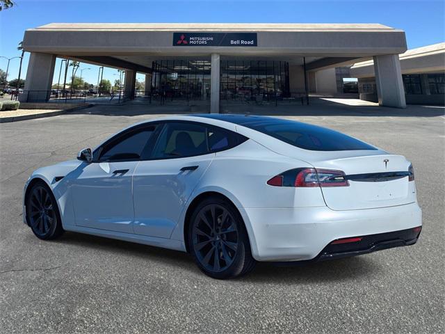 used 2021 Tesla Model S car, priced at $48,876