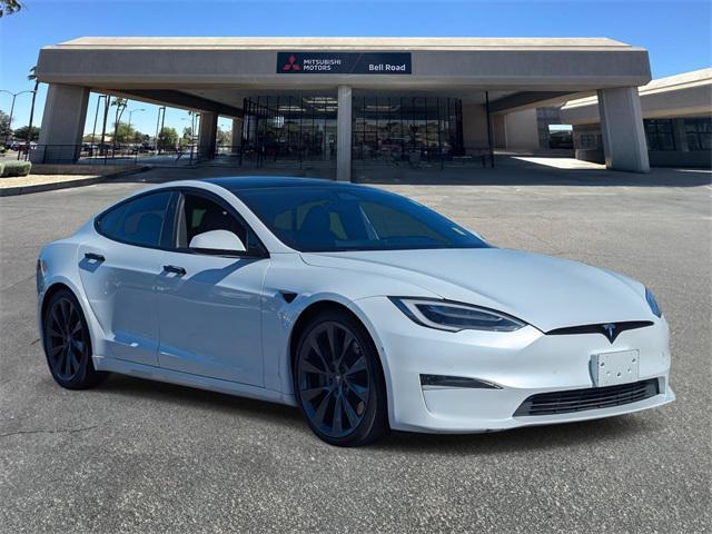 used 2021 Tesla Model S car, priced at $48,876