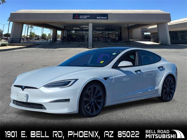 used 2021 Tesla Model S car, priced at $48,876