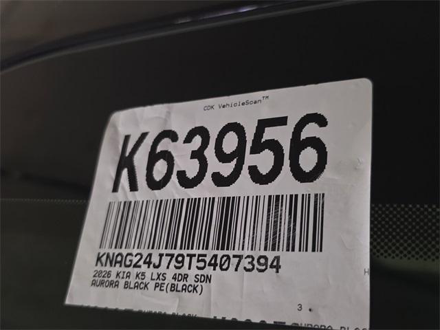 new 2026 Kia K5 car, priced at $27,950