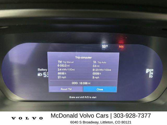 used 2023 Volvo C40 Recharge Pure Electric car, priced at $31,859