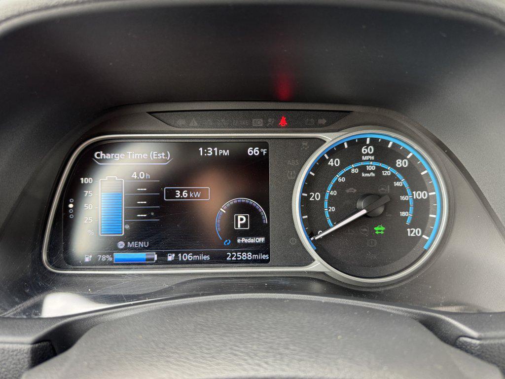 used 2021 Nissan Leaf car, priced at $13,397