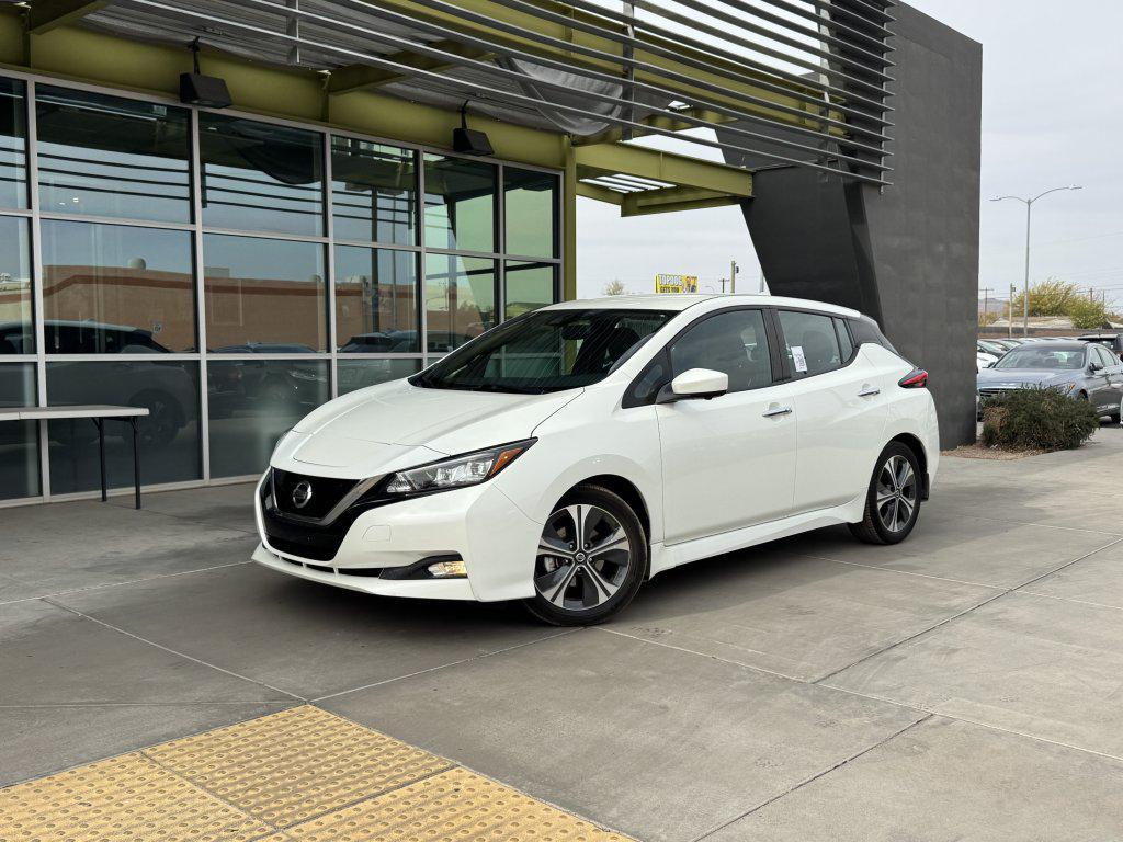 used 2021 Nissan Leaf car, priced at $13,397