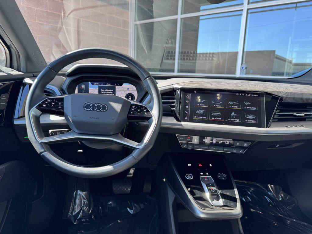 used 2023 Audi Q4 e-tron car, priced at $26,497