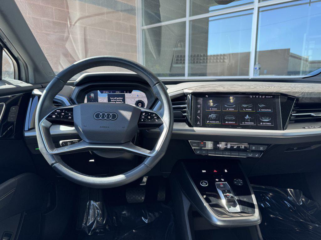 used 2023 Audi Q4 e-tron car, priced at $26,497