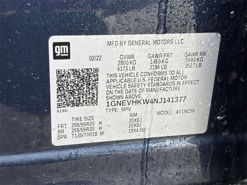 used 2022 Chevrolet Traverse car, priced at $25,101