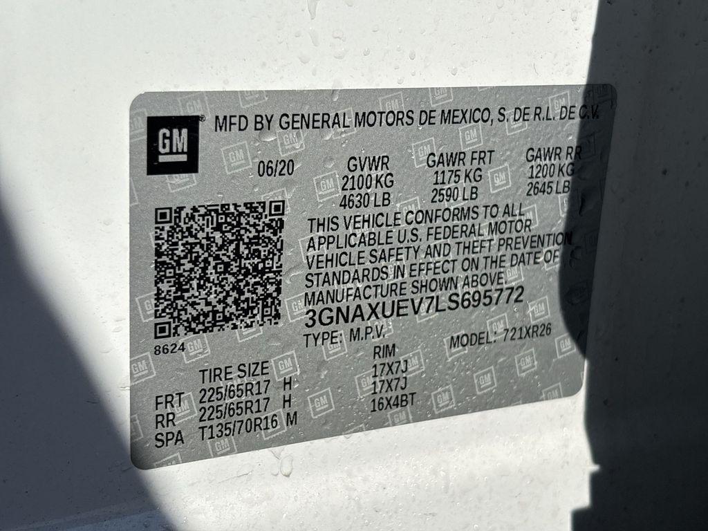 used 2020 Chevrolet Equinox car, priced at $21,257