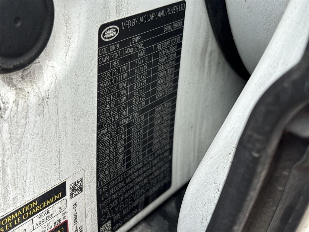 used 2019 Land Rover Range Rover car, priced at $19,987