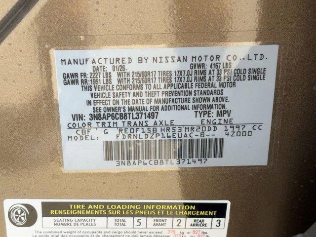 new 2026 Nissan Kicks car, priced at $27,281