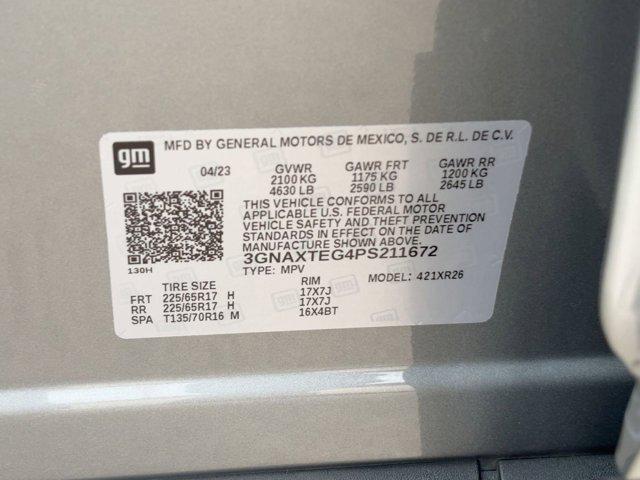 used 2023 Chevrolet Equinox car, priced at $17,596