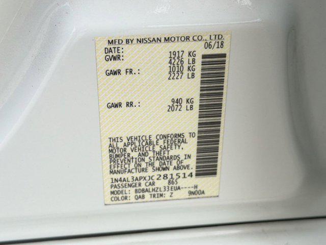 used 2018 Nissan Altima car, priced at $12,798