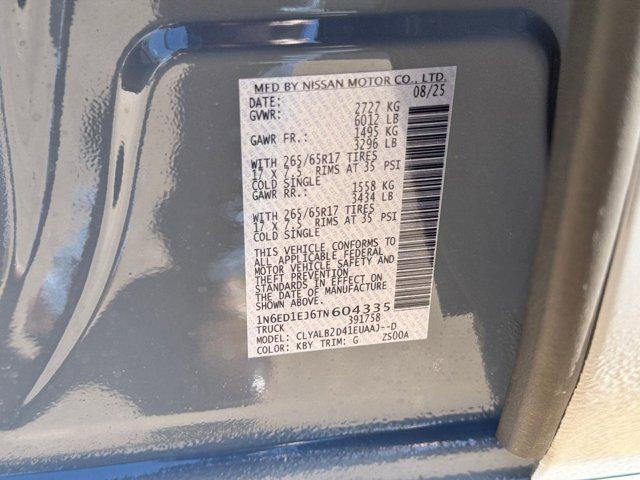 new 2026 Nissan Frontier car, priced at $38,612