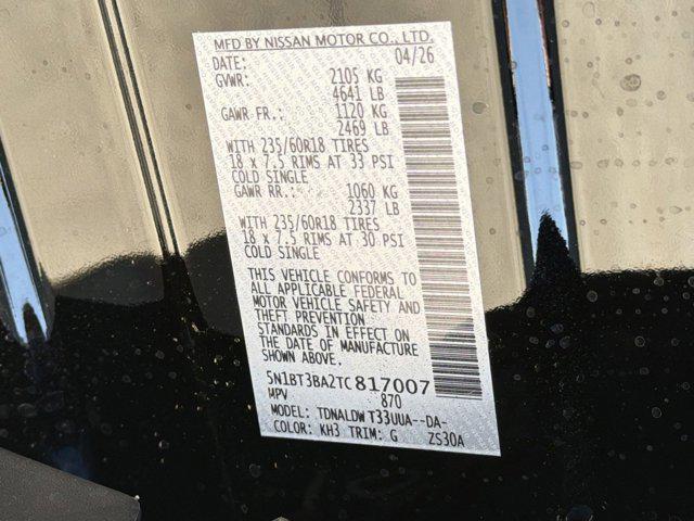 new 2026 Nissan Rogue car, priced at $28,646