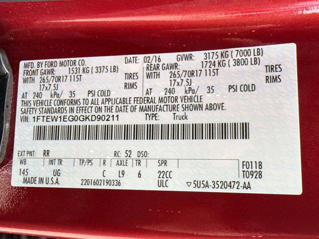 used 2016 Ford F-150 car, priced at $17,997