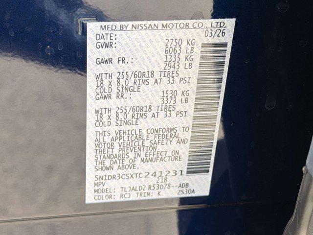 new 2026 Nissan Pathfinder car, priced at $39,166