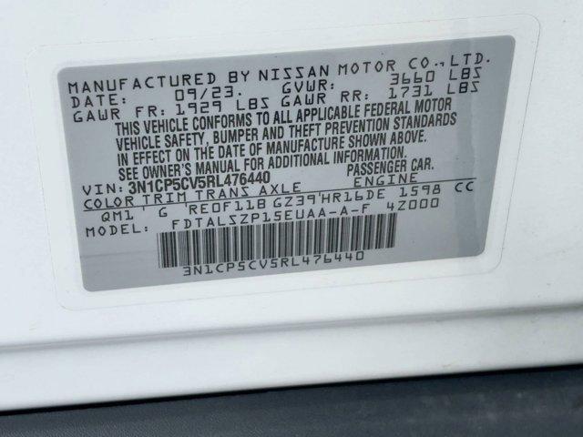 used 2024 Nissan Kicks car, priced at $15,998