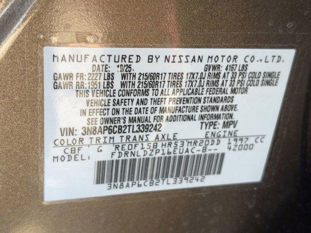 new 2026 Nissan Kicks car, priced at $26,892