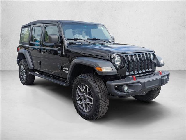 used 2020 Jeep Wrangler Unlimited car, priced at $20,301