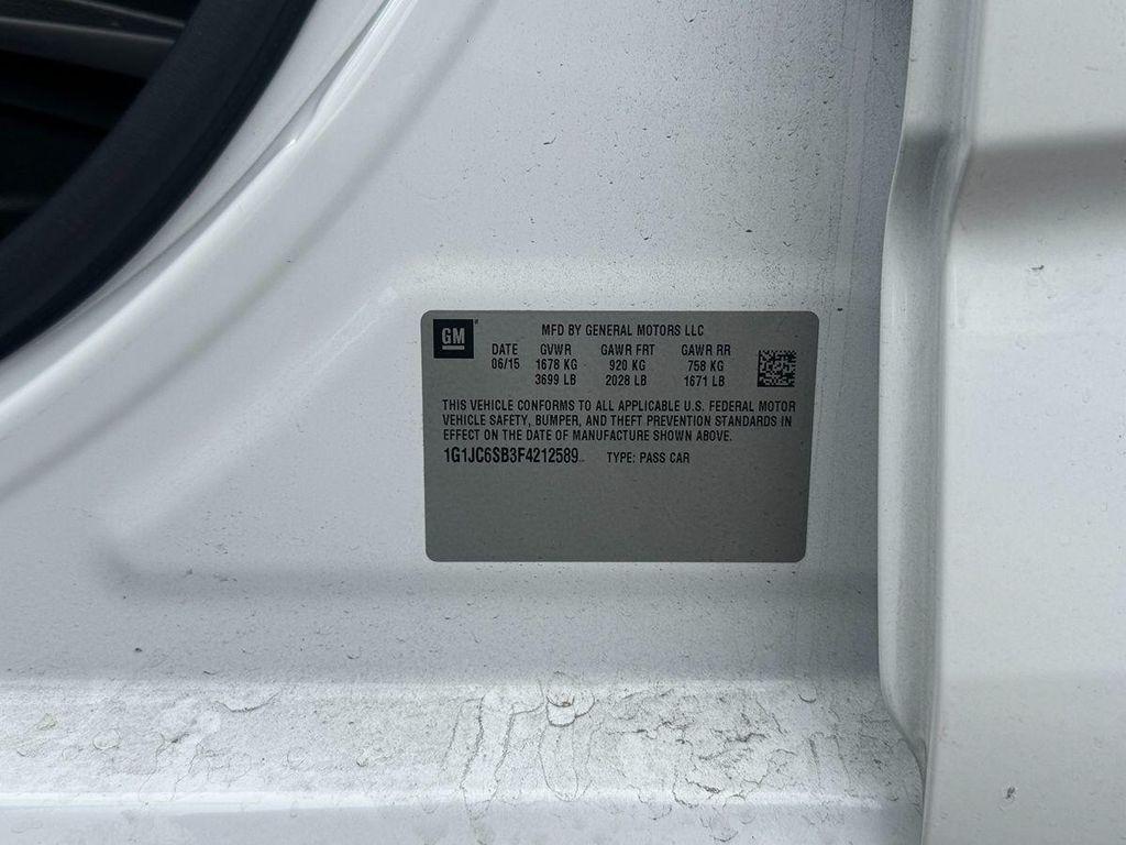 used 2015 Chevrolet Sonic car, priced at $5,995